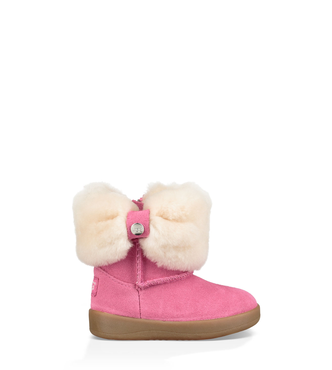 UGG Ramona Casual Boot for Kids in Brown, Size 0.5, Leather