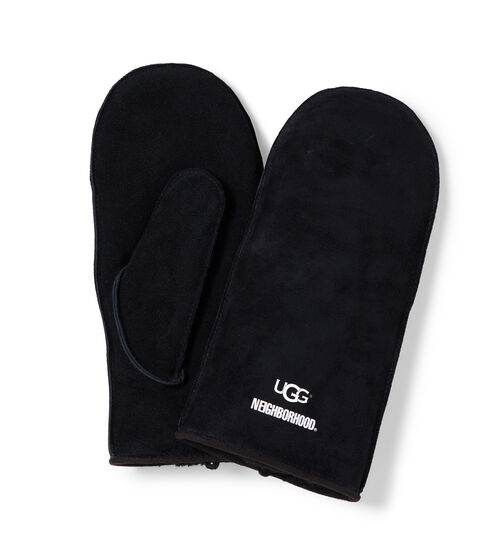 UGG Men's X Nbhd Mittens in Black, Size S/M