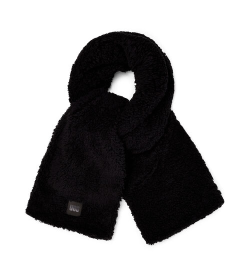 UGG Women's Sherpa Oversized Scarf in Black