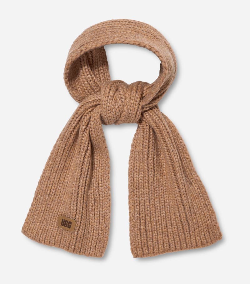 UGG® Chunky Scarf in Brown, Size OS