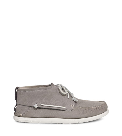 UGG Men's Beach Moc Chukka Boot in Seal, Size 6, Leather