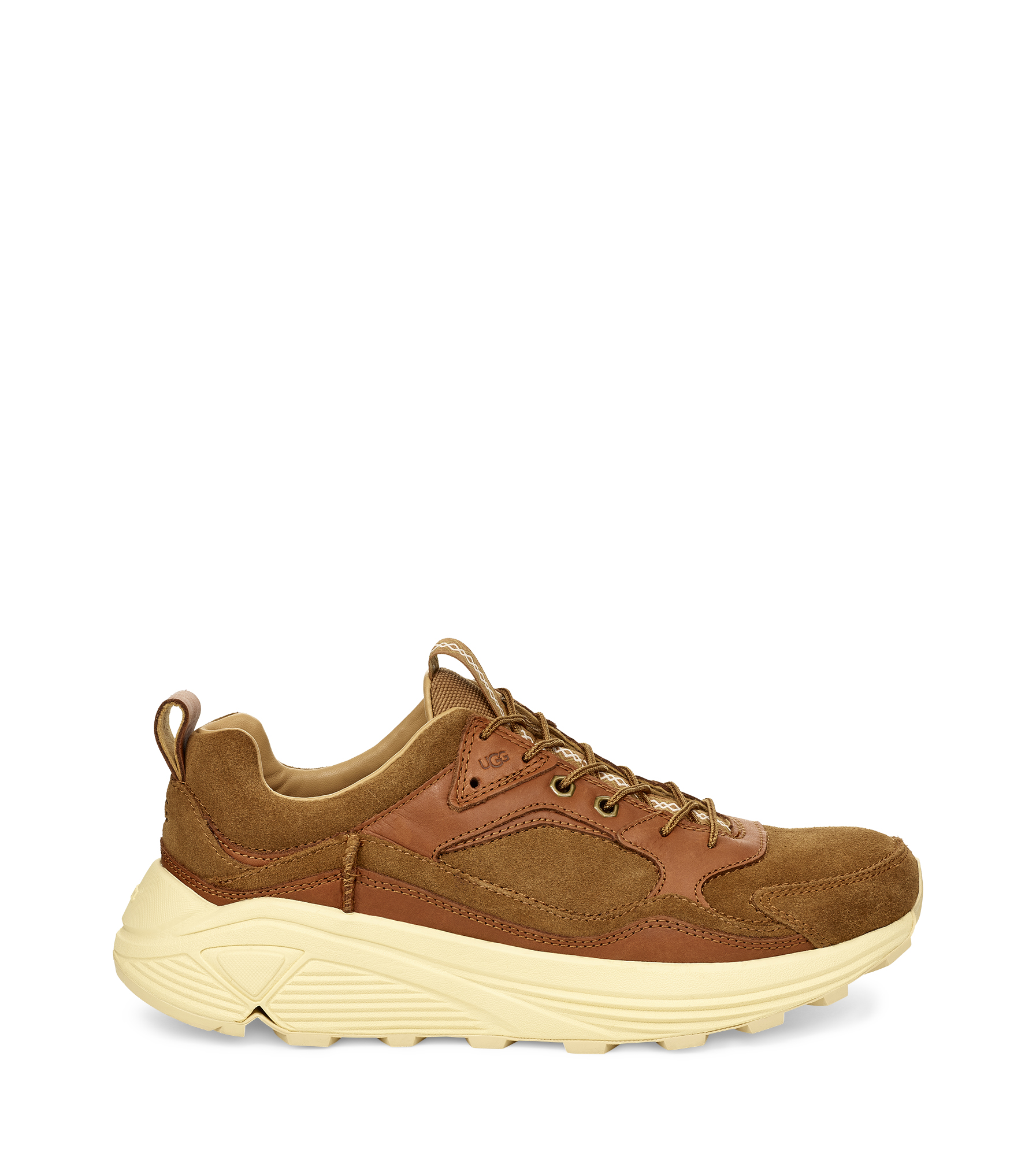 UGG Miwo Low Trainer for Men in Chestnut, Size 8, Suede