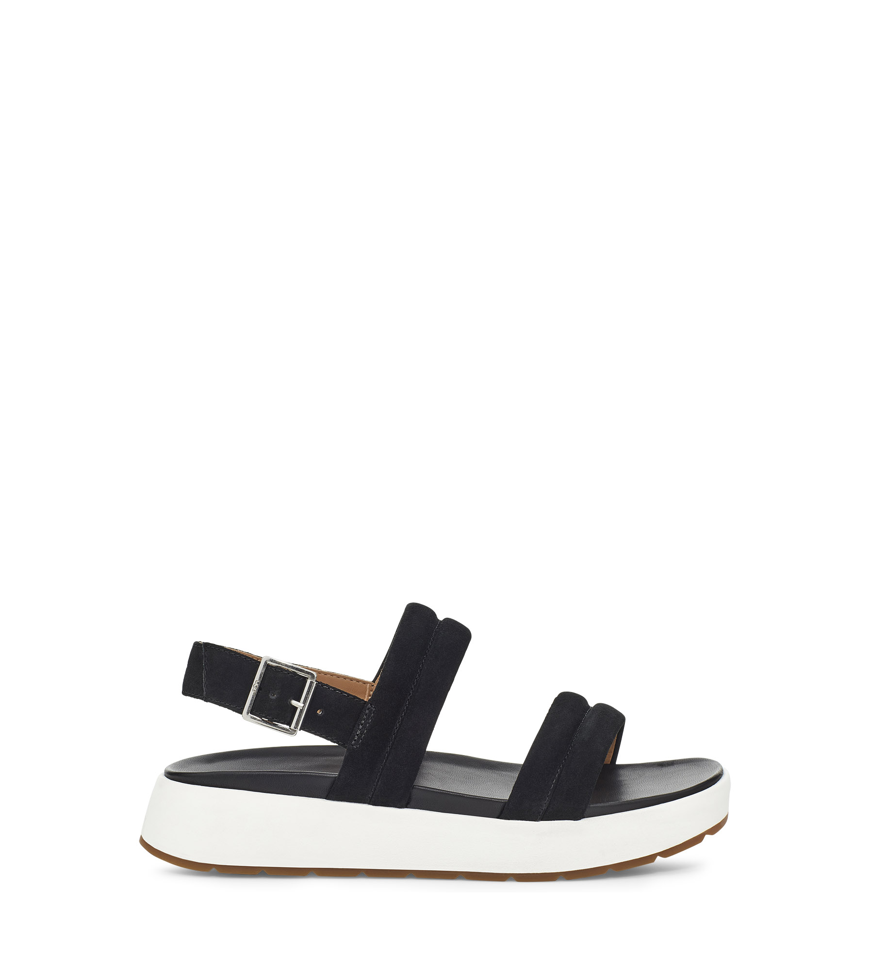 UGG Lynnden Sandal for Women in Black, Size 3, Leather