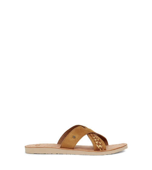 UGG® Lexia Sandals for Women in Brown, Size 3, Leather