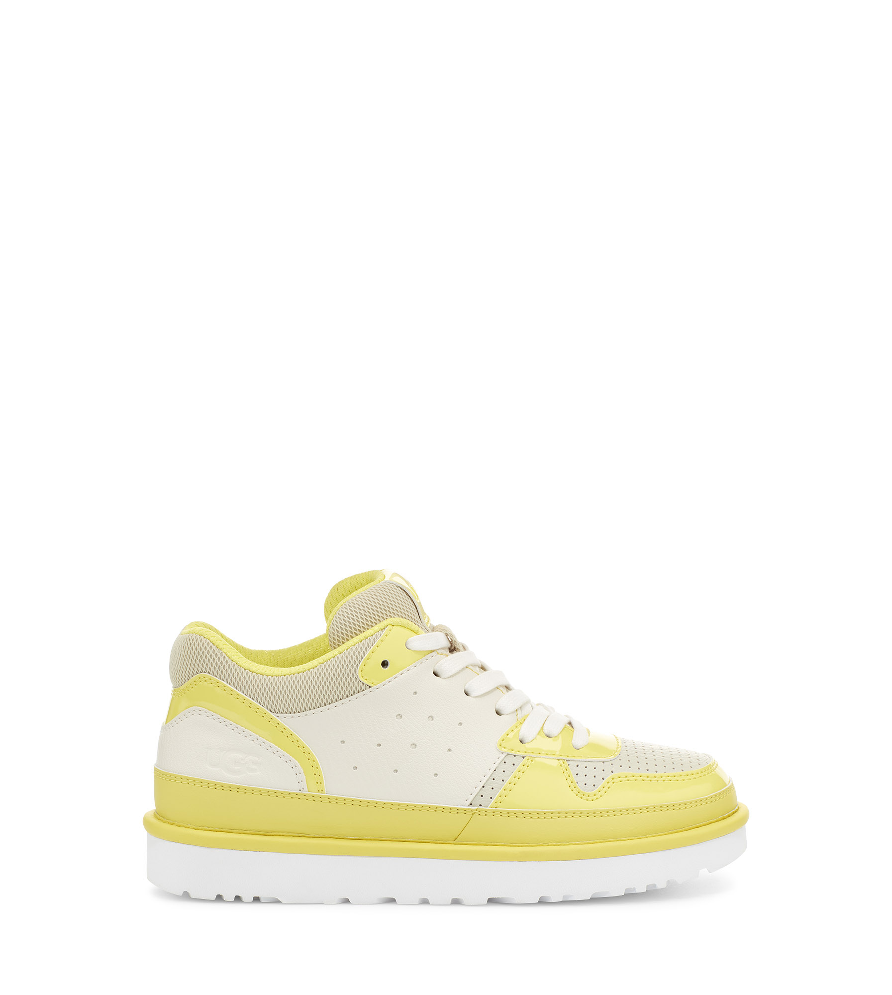 UGG Highland Trainer for Women in White/Sea Salt/Margarita, Size 5, Synthetic