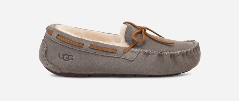 UGG® Dakota Slipper for Women in Grey, Size 6, Leather