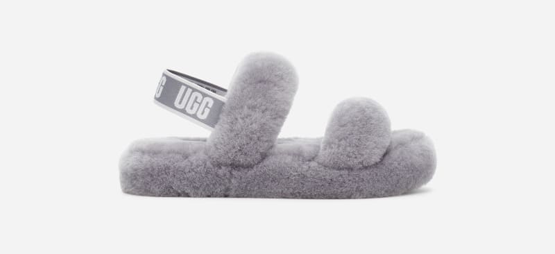 UGG® Oh Yeah Slide for Kids in Purple, Size 13, Shearling