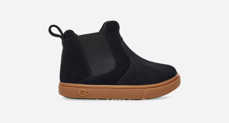 UGG® Hamden II Trainer for Kids in Black, Size 5, Leather