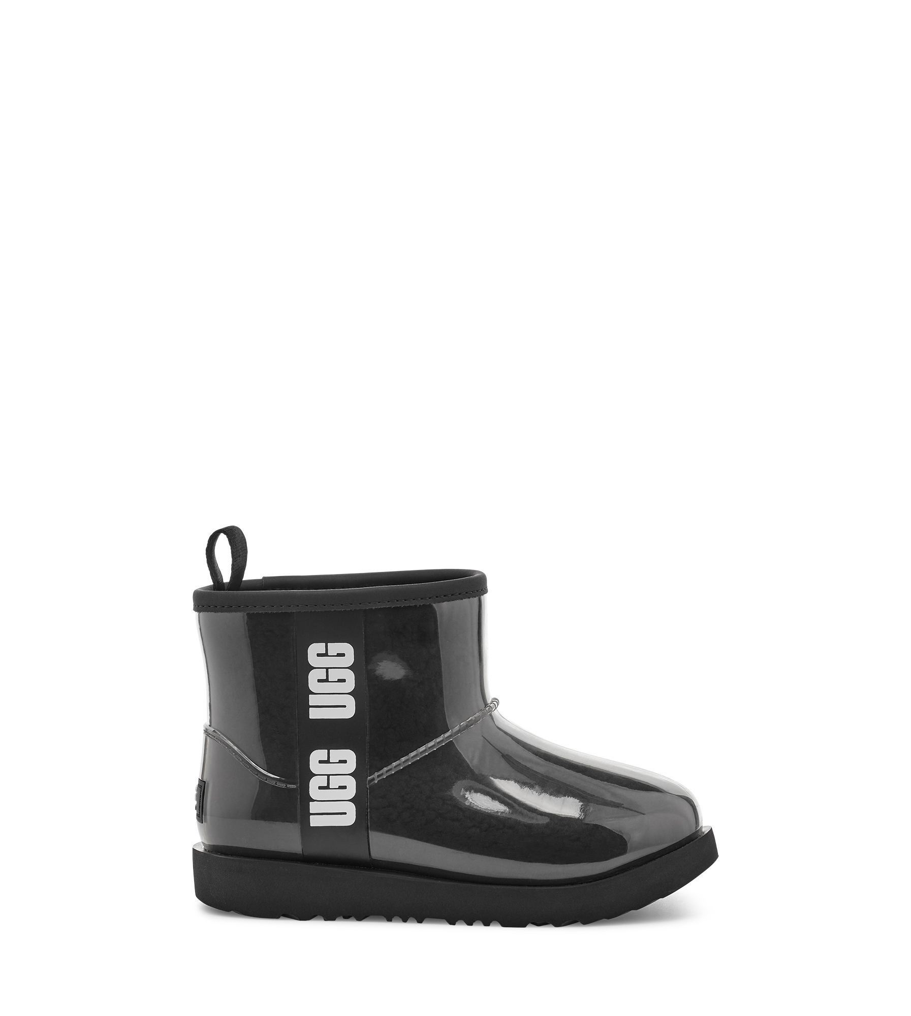 UGG Classic Clear Mini II Boot for Kids in Black, Size 13, Synthetic