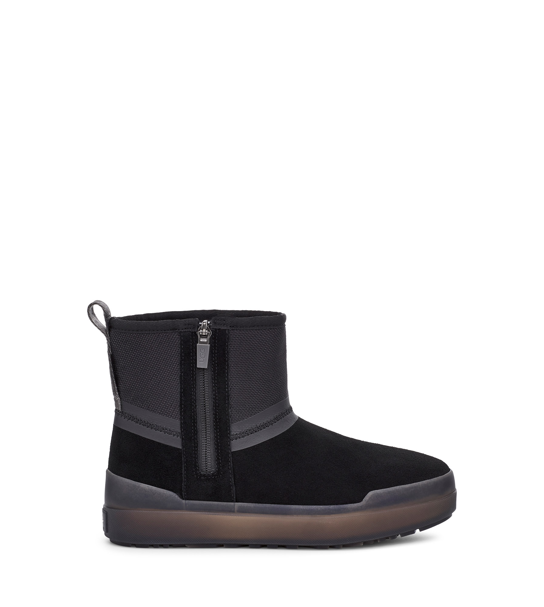 UGG Classic Tech Mini Boot for Women in Black, Size 3, Suede