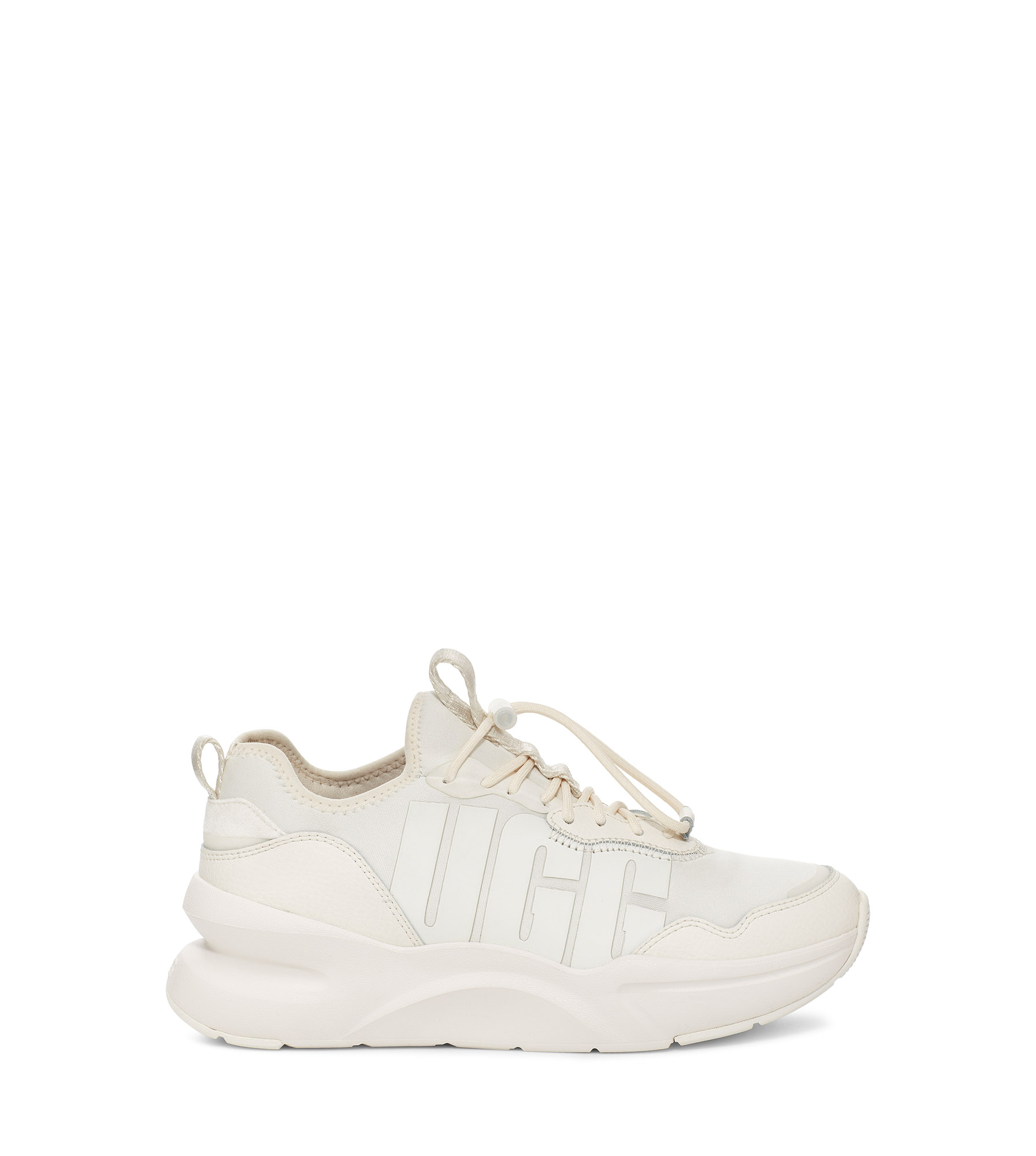 UGG LA Daze Trainer for Women in White, Size 4