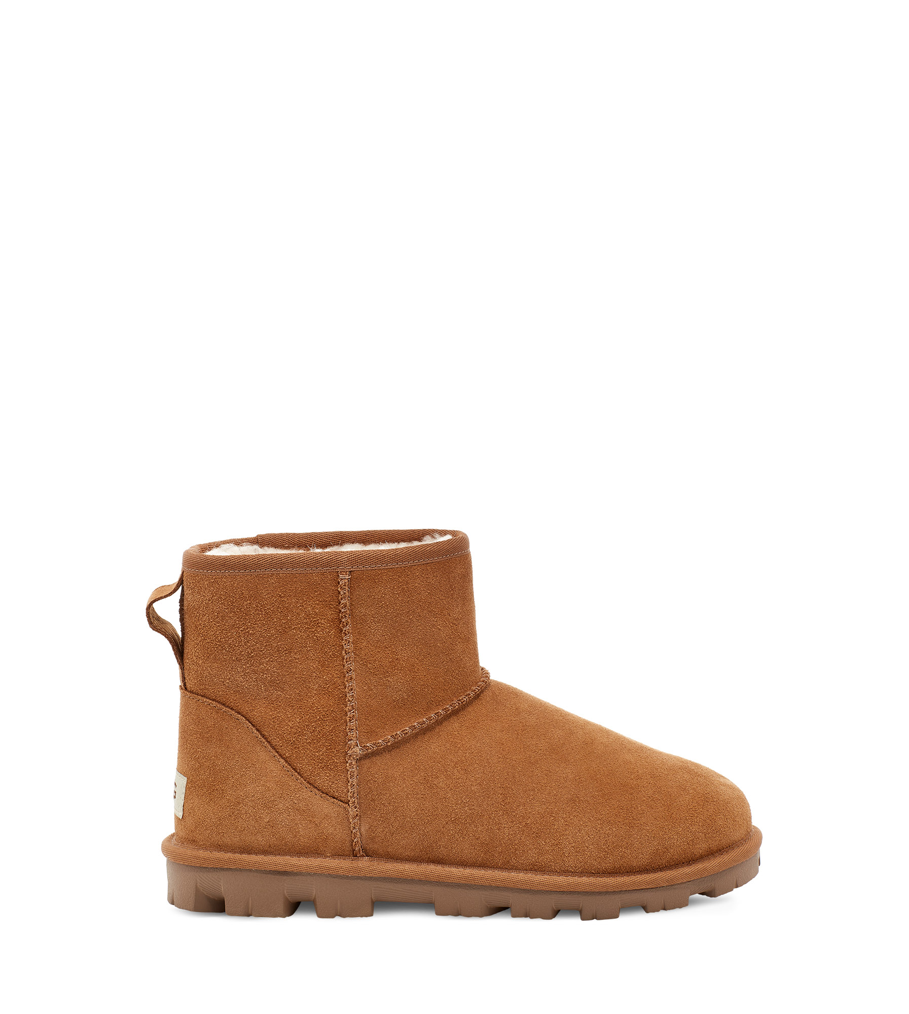 UGG Essential Mini Boot for Women in Brown, Size 8, Suede