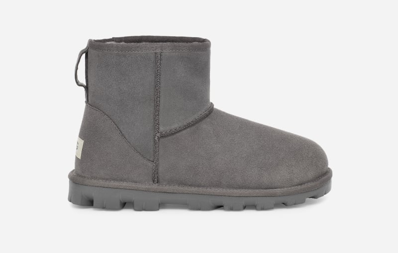 UGG® Essential Mini Boot for Women in Grey, Size 8, Suede