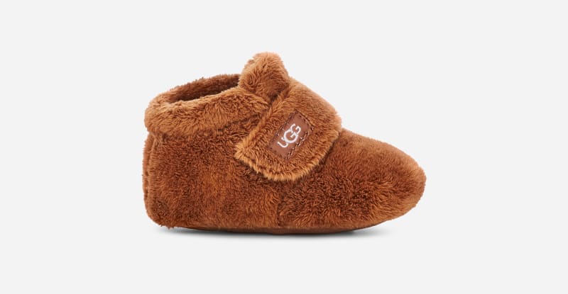 UGG® Bixbee Bootie for Kids in Brown, Size 0.5, Textile/Recycled Materials/Polyester