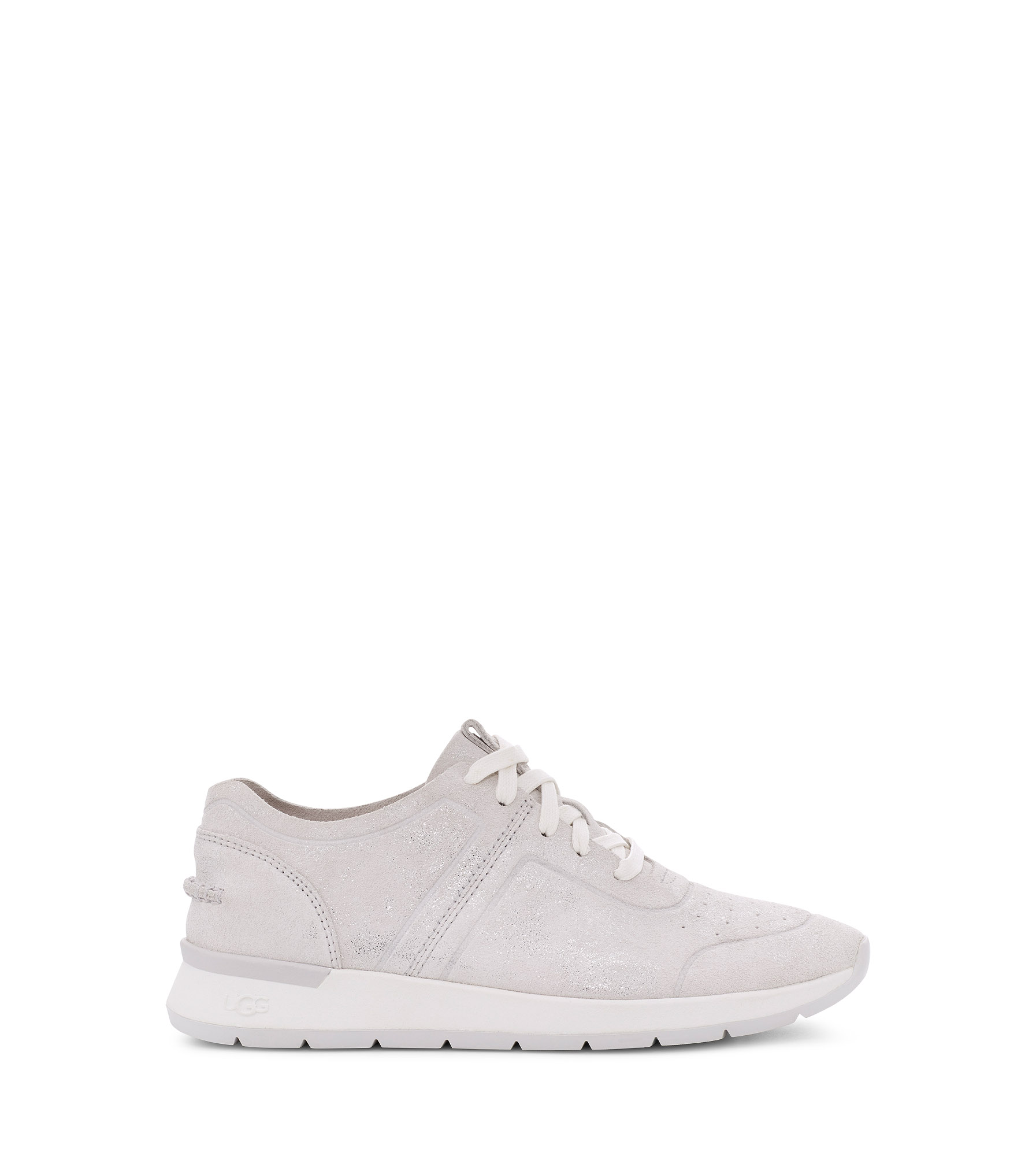 UGG Adaleen Trainer for Women in Silver, Size 3, Suede
