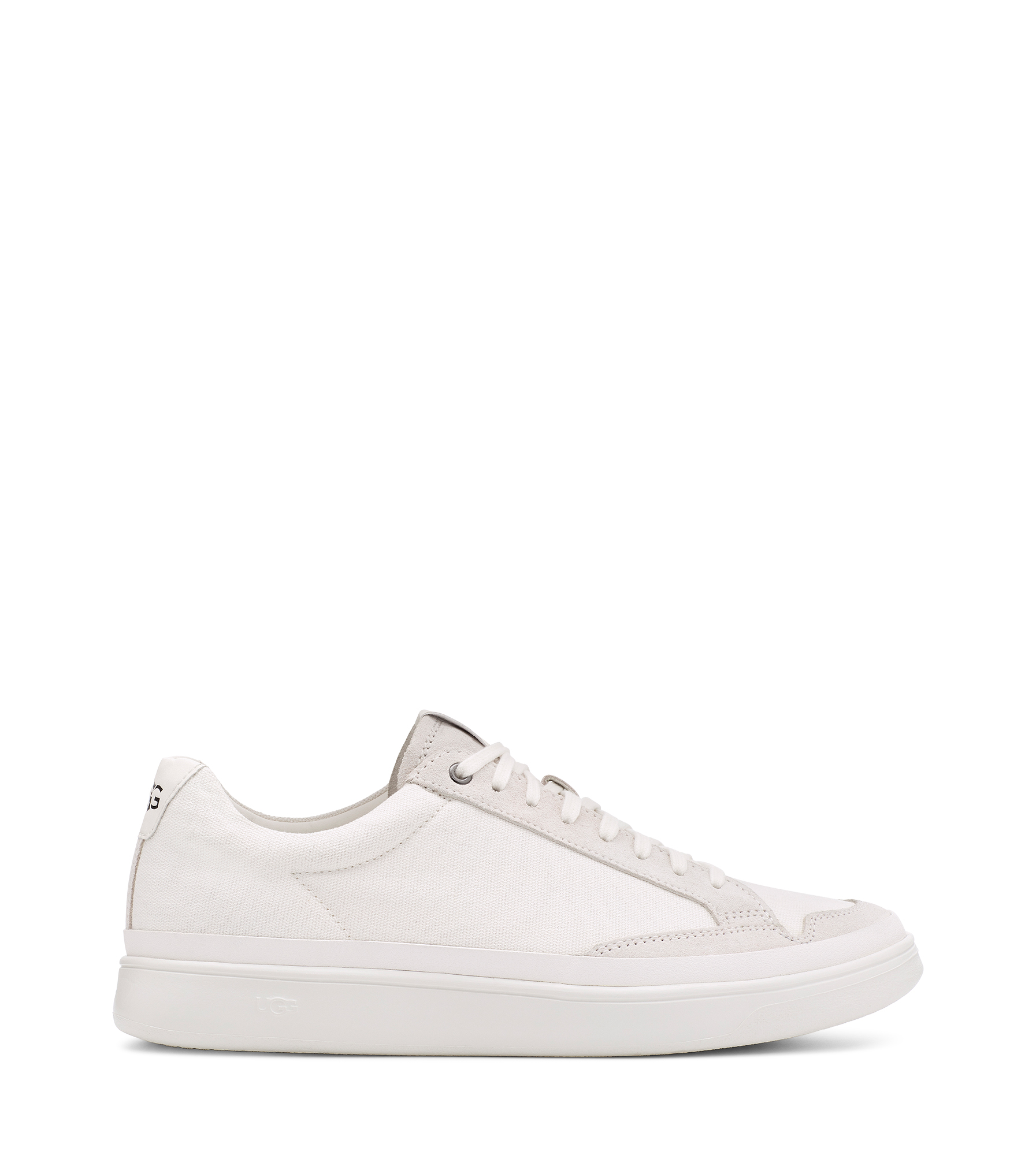 UGG South Bay Low Canvas Trainer for Men in White, Size 6