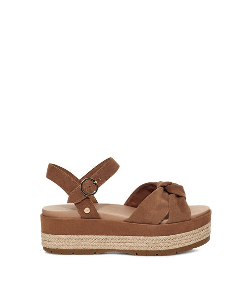 UGG Trisha Sandal for Women in Chestnut Suede, Size 3