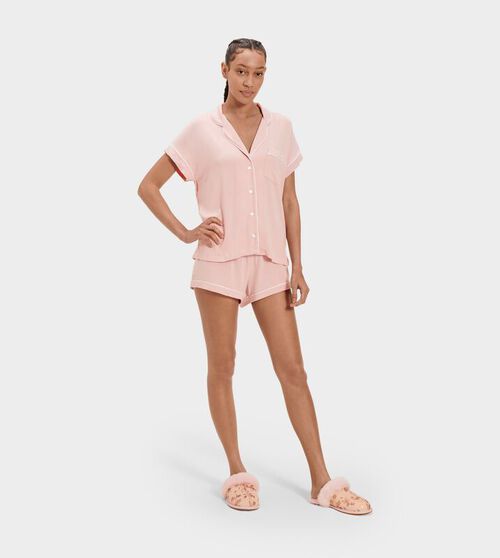 UGG Women's Amelia Knit Pyjama Set in Mauve, Size XS, Modal