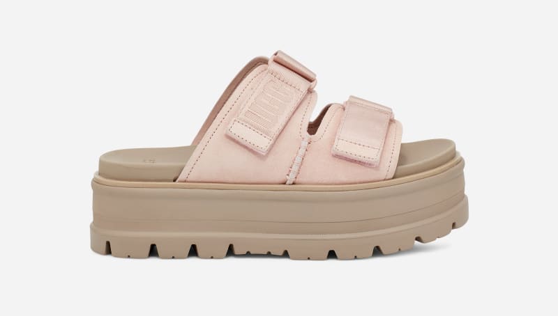 UGG® Clem Slide for Women in Pink, Size 9, Suede