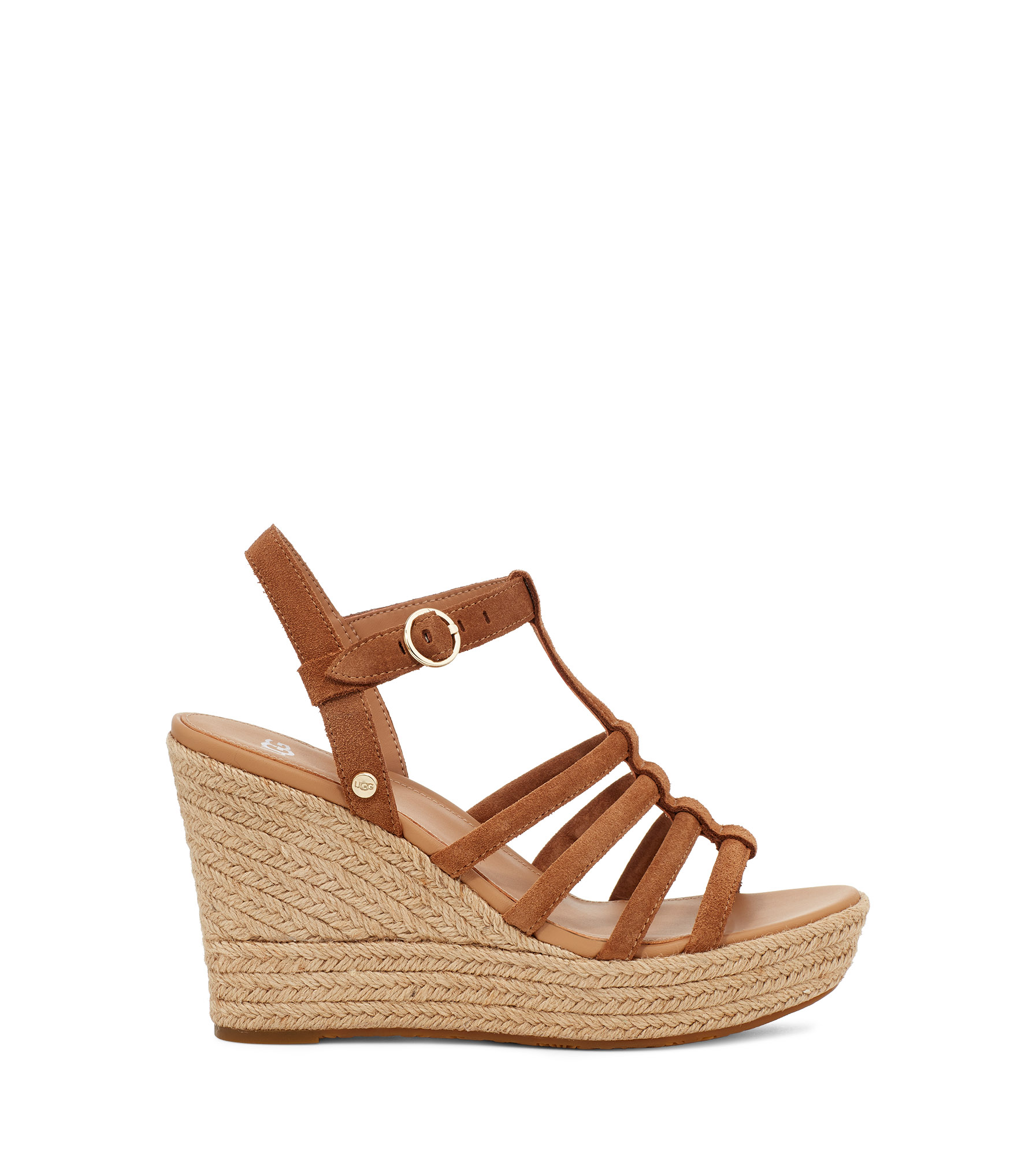 UGG Cressida Wedge for Women in Chestnut Suede, Size 6