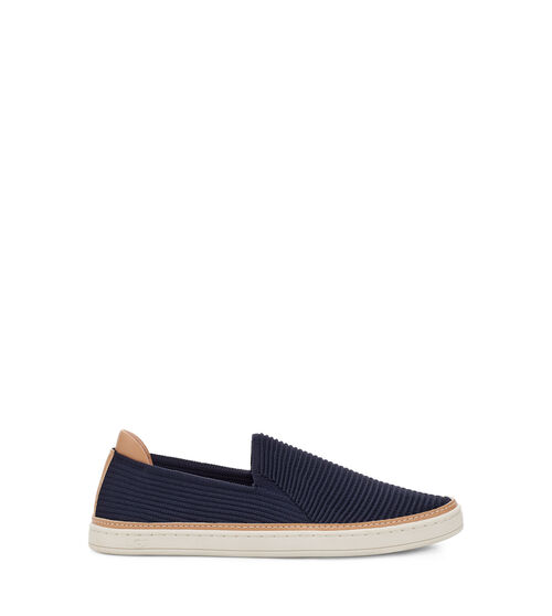 UGG Women's Sammy Rib Knit Slip On in Navy Knit, Size 3