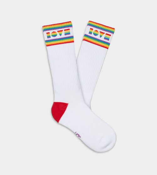 UGG Pride Rib Sock in Love, Size M/L