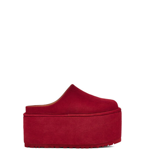 UGG UGG x Molly Goddard Platform for Women | UGG EU in Deep Red, Size 4, Suede