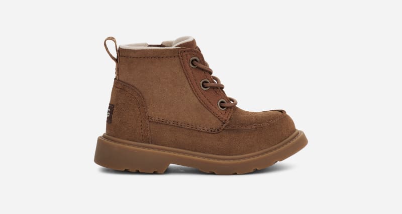UGG® Chelham Weather Boot for Kids in Walnut Suede, Size 5