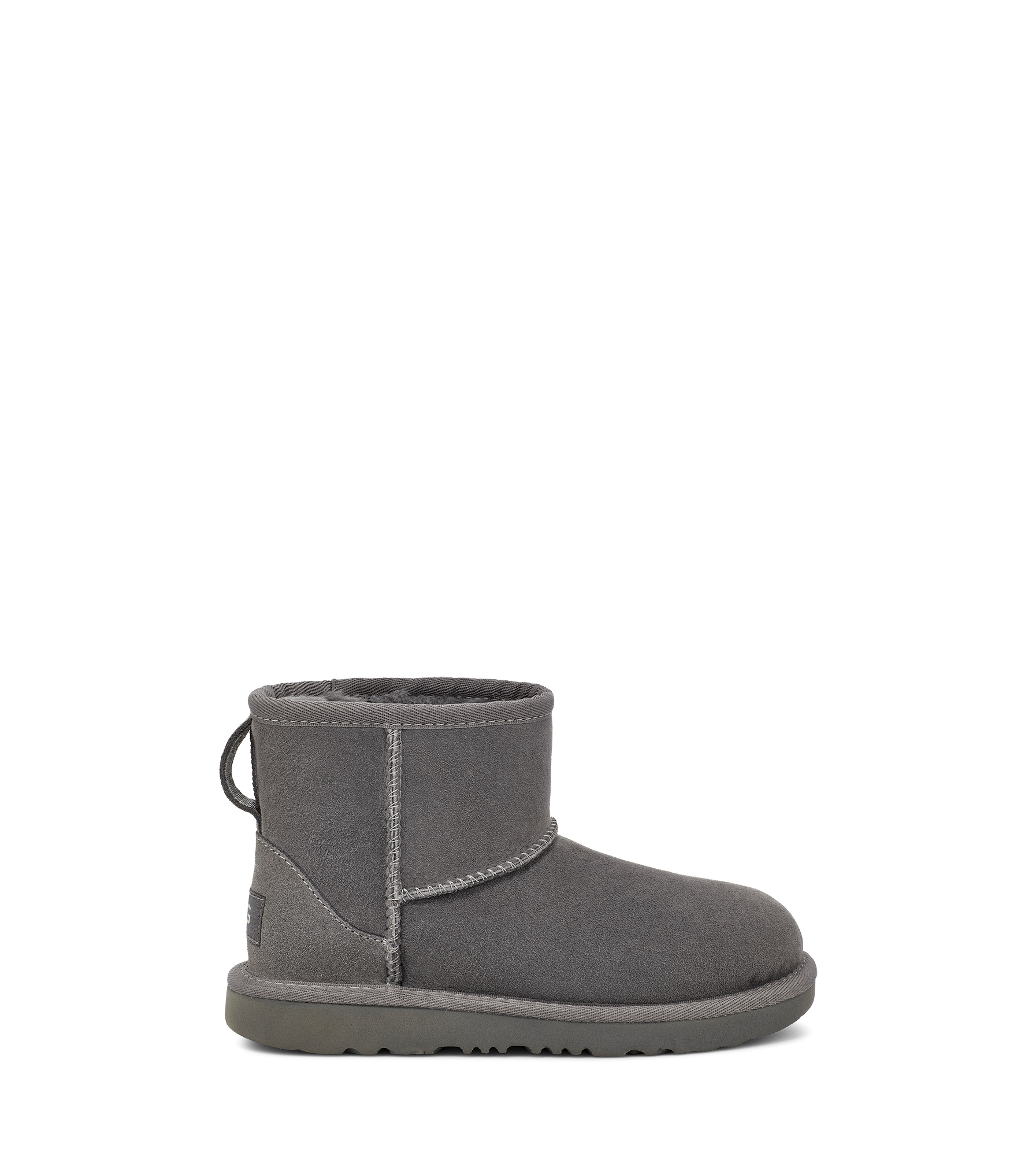 UGG® Classic Mini II Boot for Kids in Grey, Size 13, Suede