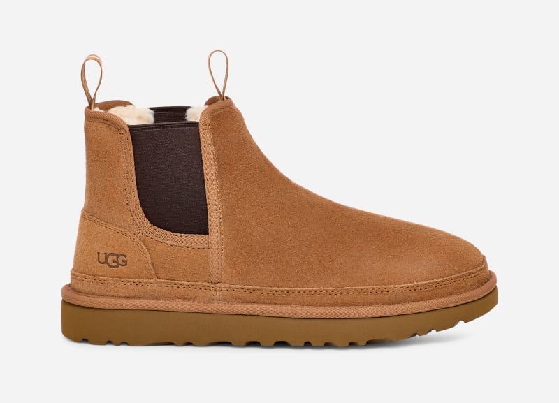 UGG® Neumel Chelsea Boot for Men in Brown, Size 7, Suede