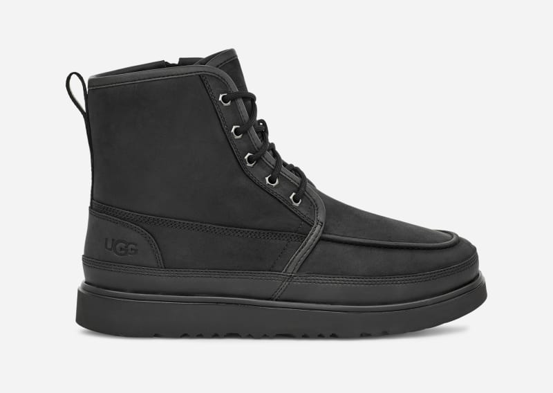 UGG® Neumel High Moc Weather Boot for Men in Black, Size 6, Leather