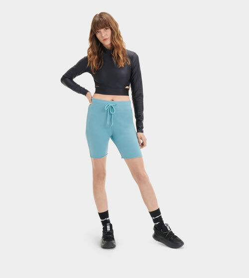UGG Women's Zahara Biker Short in Mediterranean Blue, Size Large, Modal