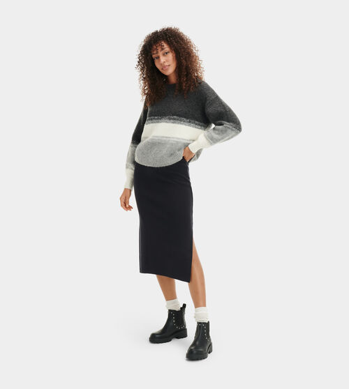 UGG Women's Gianni Knit Skirt in Black, Size Large