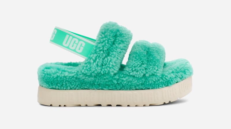 UGG® Oh Fluffita Slide for Women in Tide Pool, Size 5