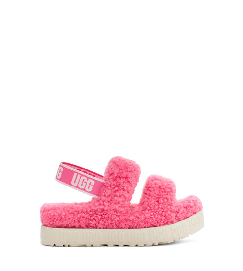 UGG® Oh Fluffita Slide for Women in Pink Rose, Size 7
