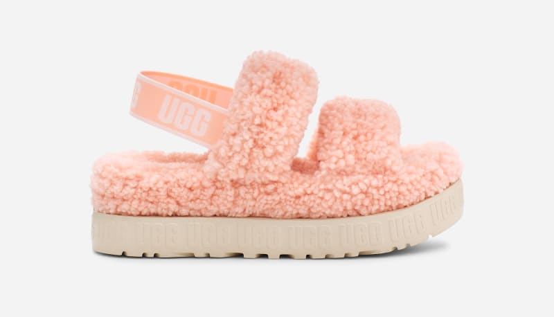 UGG® Oh Fluffita Slide for Women in Pink Dusk, Size 4
