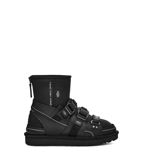 UGG X Feng Chen Wang Sandal in Black, Size W8 / M7
