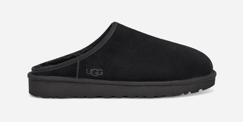 UGG® Classic Slip On for Men in Black, Size 11, Suede