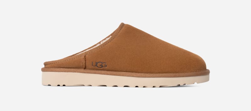 UGG® Classic Slip On for Men in Brown, Size 8, Suede