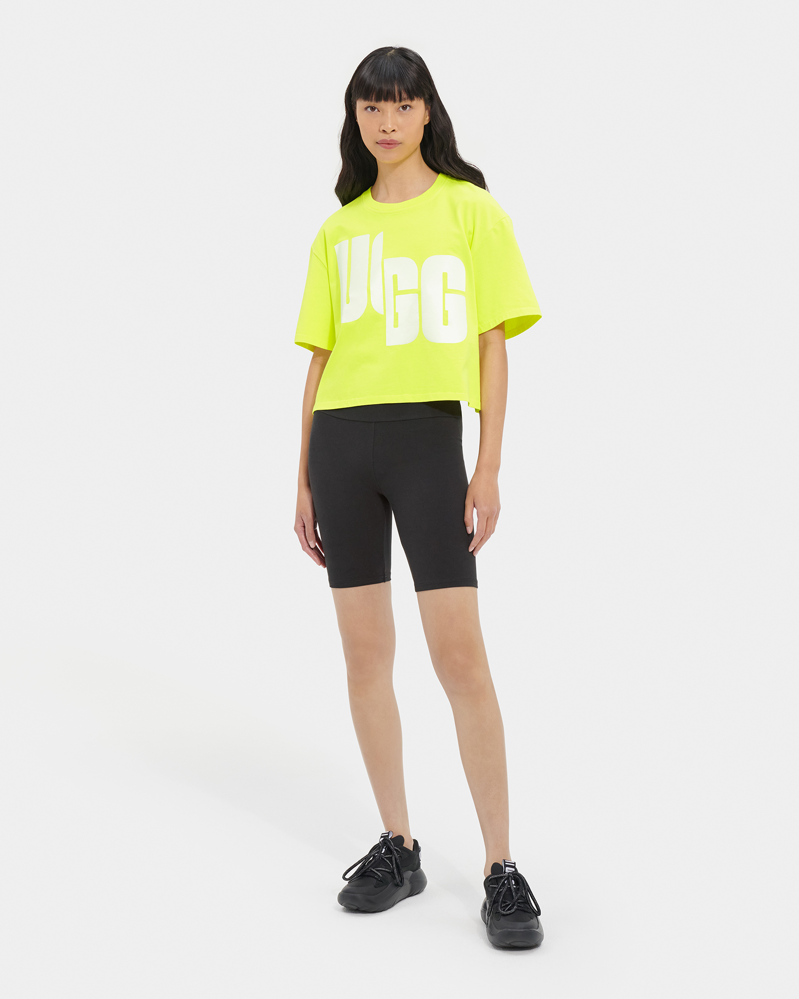 UGG Rilynn Biker Short for Women in Black, Size Small, Cotton