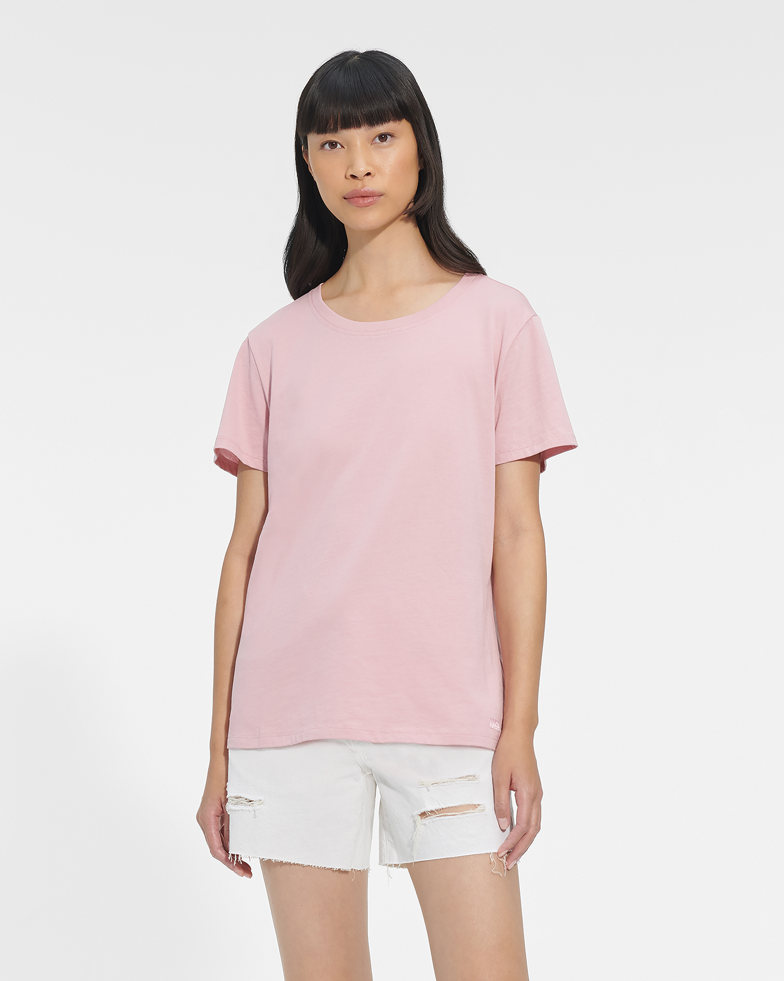 UGG Uma Tee for Women in Clay Pink, Size Large