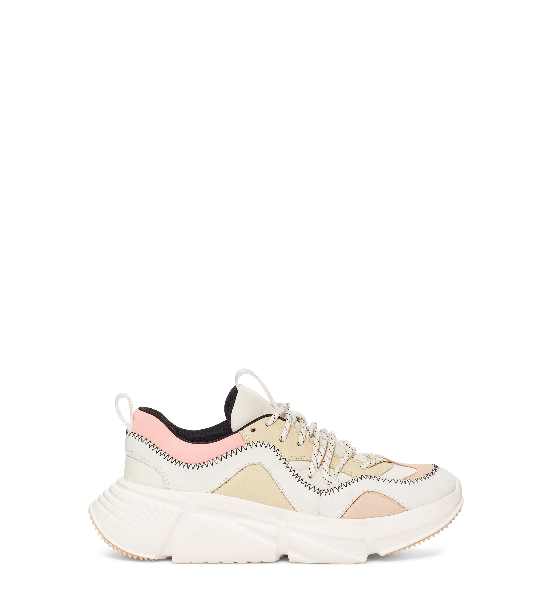 UGG Calle Trainer for Women in White Multi, Size 3