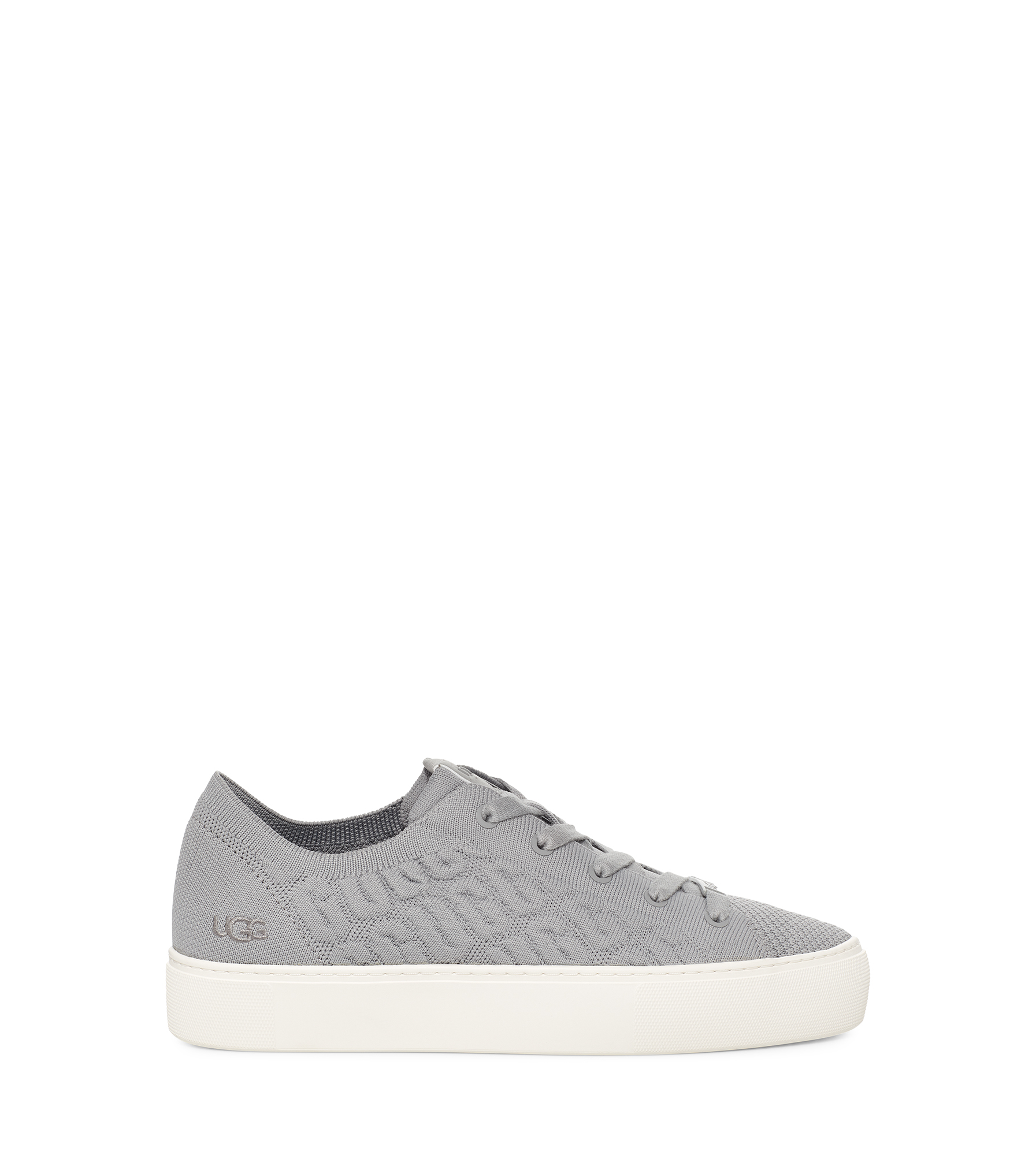 UGG Dinale Graphic Knit Trainer for Women in Cobble, Size 3
