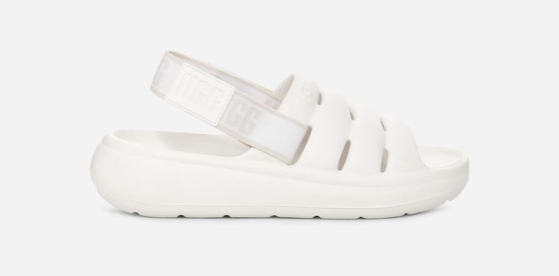 UGG® Sport Yeah Slide for Women in Bright White, Size 9
