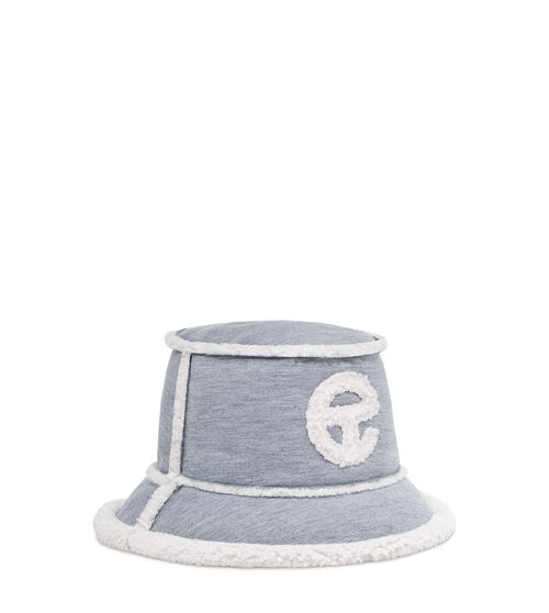 UGG X Telfar Fleece Bucket Hat in Heather Grey, Size L/XL