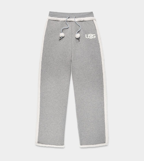 UGG X Telfar Sherpa Sweatpant in Heather Grey, Size Large