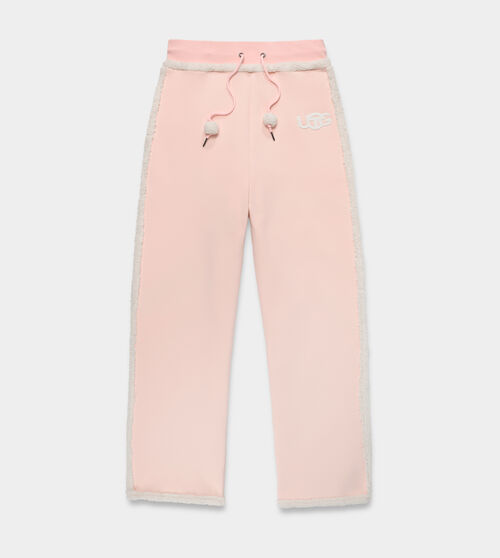 UGG X Telfar Sherpa Sweatpant in Pink, Size Large