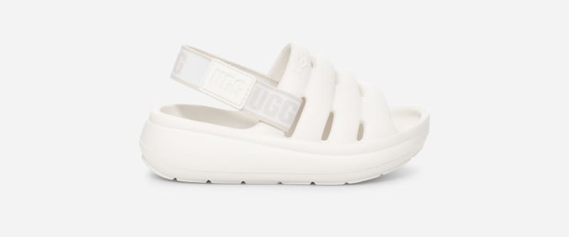 UGG® Sport Yeah in Bright White, Size 8