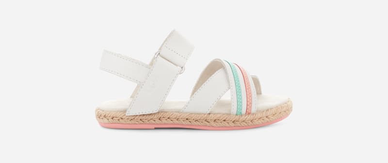 UGG® T Anamarie in Sandal in Bright White, Size 5, Leather