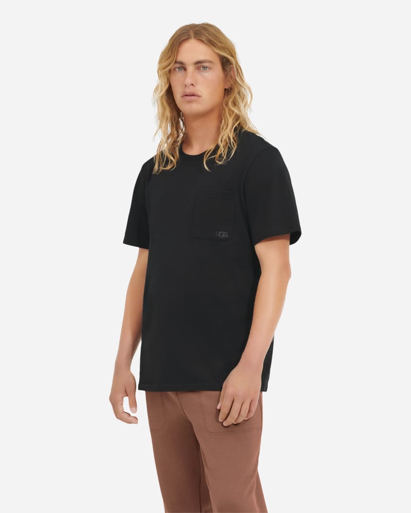 UGG Garrett Top for Men in Black, Size Medium, Cotton